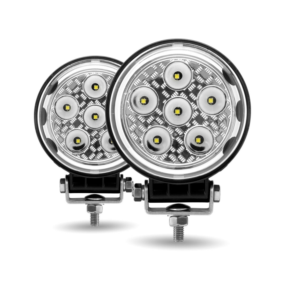 2Pcs 4.5 Round Led Work Light 27W 1890LM Driving Pods Spot Beam Work – All  Star Truck Parts