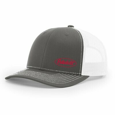 Peterbilt Charcoal and White Classic Trucker Hat