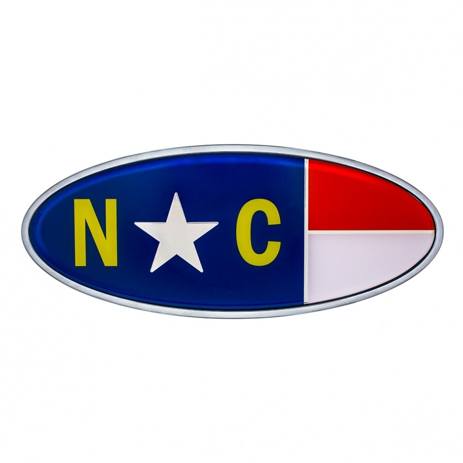 Die Cast North Carolina Flag Emblem