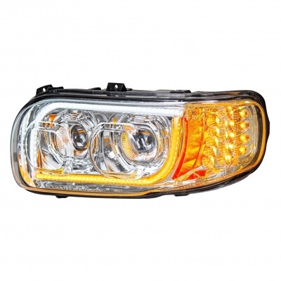 Chrome LED Headlight for Peterbilt 389 Chrome LED Headlight for Peterbilt 389