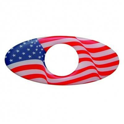 US Flag Keyhole Trim