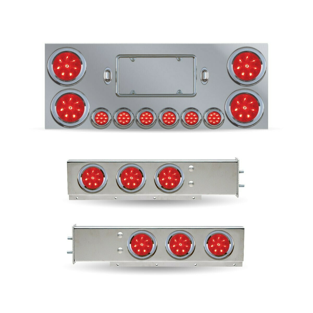 Rear Frame LED Light Panel Kit (Red Lens)