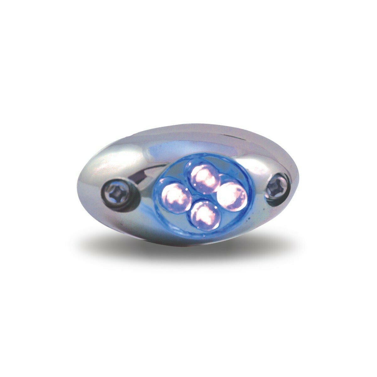 Trux Accessories Blue 4 LED Courtesy Light
