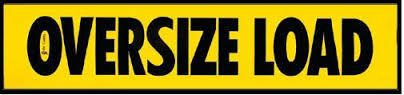 Yellow Oversize Load Sign