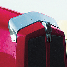 Stainless Steel Bug Deflector for Kenworth T600