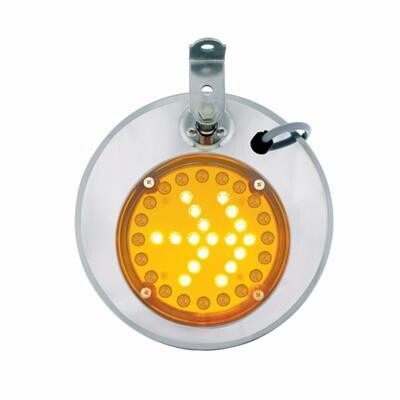 Heated Convex Mirror with LED Turn Signal Heated Convex Mirror with LED Turn Signal