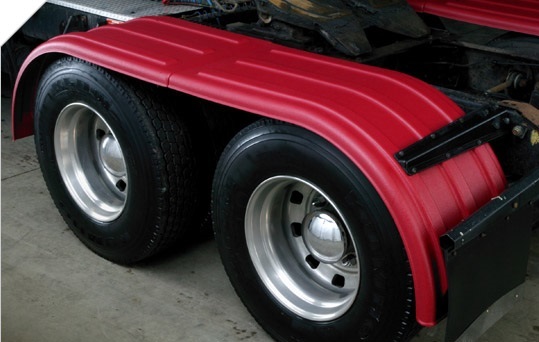 Tandem Axle Set Fender in Different Colors