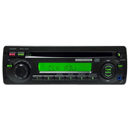 Panasonic Heavy-Duty AM/FM/WB CD Player | Shop for Truck Parts &  Accessories | Chrome Country