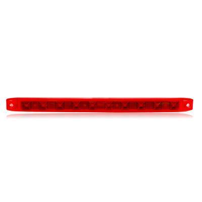 Surface Mount Stop/Tail/Turn Strip Light with Red or Clear Lens
