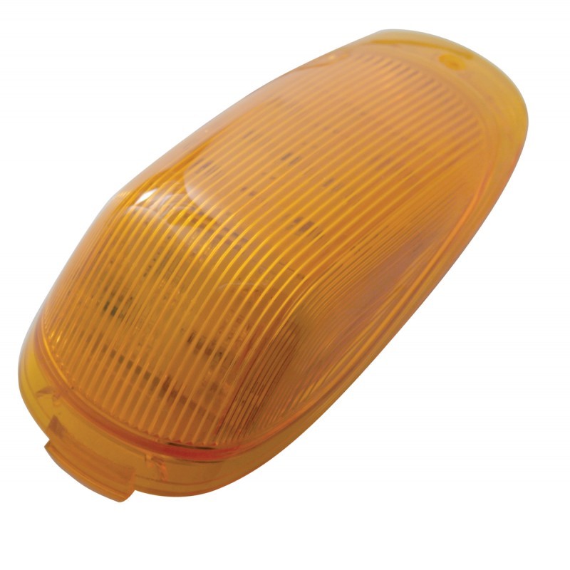 19 Amber LED Grakon 2000 Cab Light with Amber or Clear Lens for Peterbilt and Kenworth