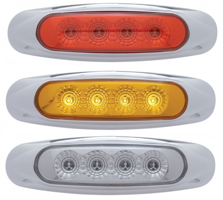 4 LED Reflector Clearance/Marker Light in Different Colors