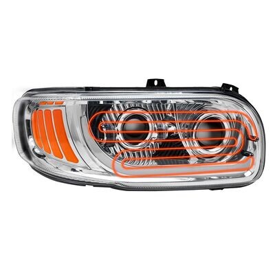 パーツ P18RED HEADLIGHT NEW Premium Headlight Head light Assembly Kawasaki ZX12R ZX