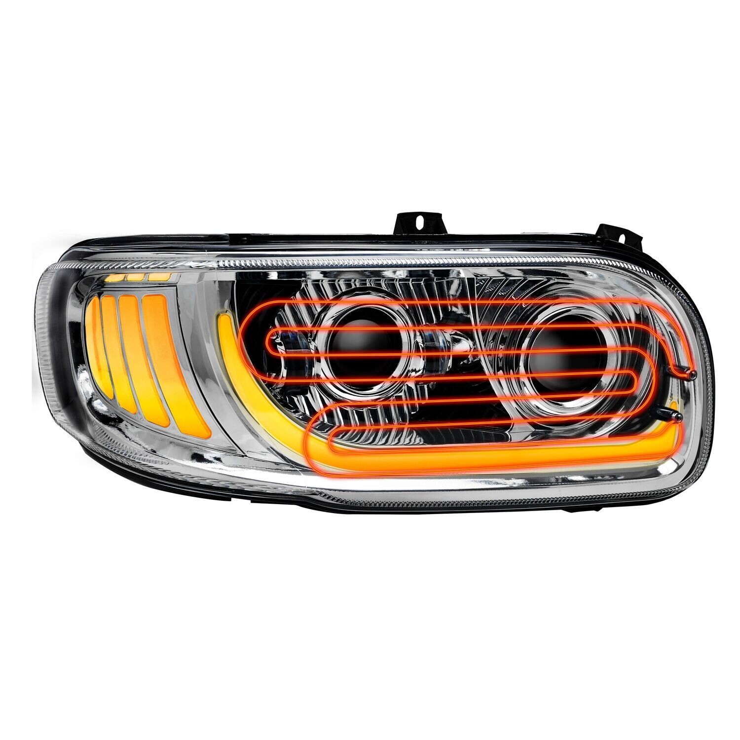 Trux Accessories Chrome Heated LED Projector Headlight