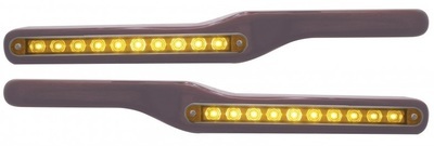 Wood Armrest with LED Light in Different Colors for Peterbilt