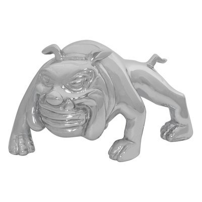 Chrome Bull Dog Hood Ornament