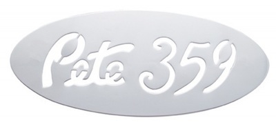 Stainless Steel Emblem Plate for Peterbilt 359