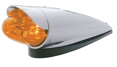 19 LED Watermelon Grakon 1000 Cab with Housing and Visor (Amber or Clear Lens)