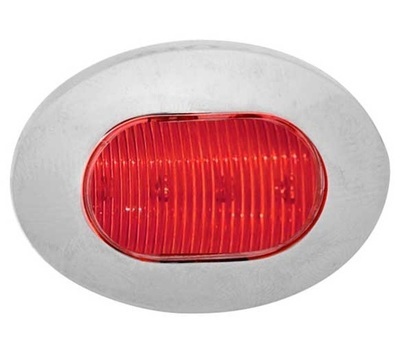 Mini Oval Button LED Turn Signal or Stop/Tail/Turn Light