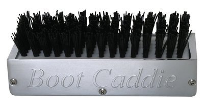 Black Chrome Aluminum Boot Brush Caddie