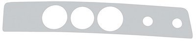 Stainless A/C Dash Panel Trim for 2006+ Kenworth