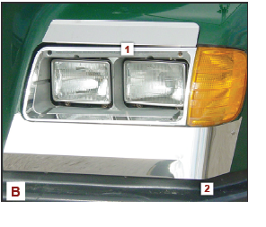 Fender Guards with Side Pair for Freightliner FLD 112/120