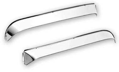 Stainless Steel Ventshades for Peterbilt 330 Stainless Steel Ventshades for Peterbilt 330