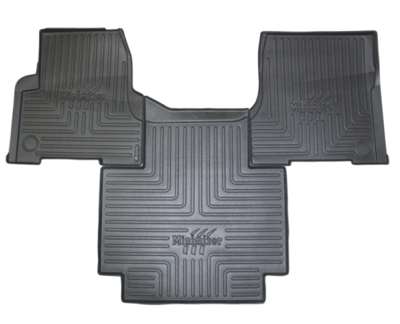 Heavy-Duty Floor Mat Kit for Volvo (auto) Models VNL 300, VNL 430, VNL 630, VNL 670, VNL 730, VNL 780, VT 2006-10