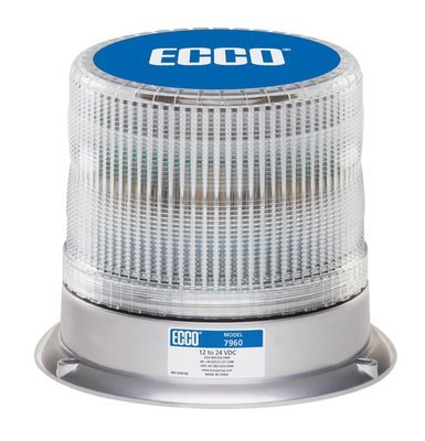 ECCO 7960 Series Pulse® LED Beacon Pipe Mount Amber