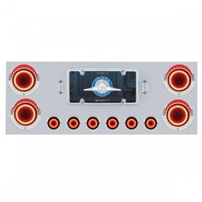 Stainless Steel Rear Center Panel w/ Mirage LED Lights Stainless Steel Rear Center Panel w/ Mirage LED Lights