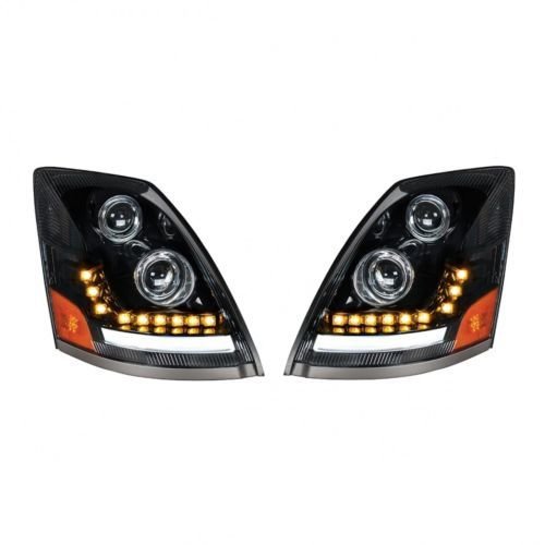 LED Volvo Blackout Headlights Chrome Country Shop Chrome Country