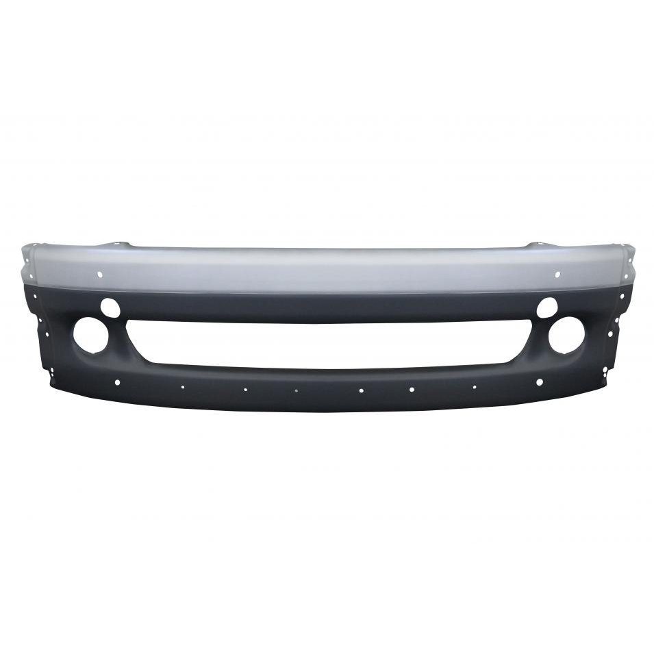 Center Bumper - Silver with Tow Hole for Freightliner Columbia