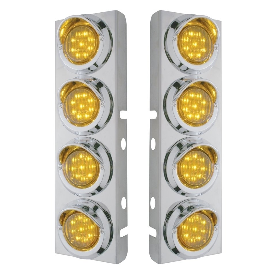 Peterbilt Air Cleaner LED Light Panels Shop Chrome Country