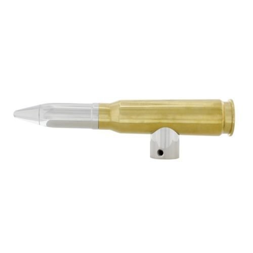 50 Caliber Bullet Brass Gearshift Knob (T-Handle)
