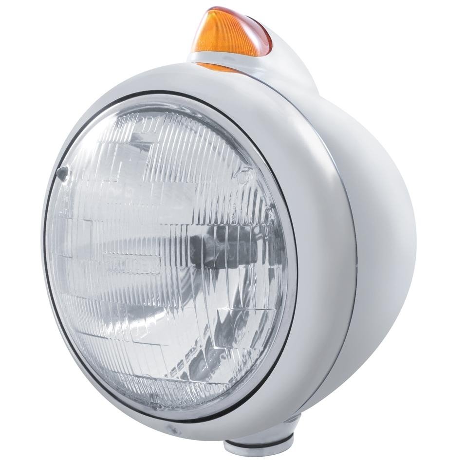 Guide Headlight H6024 Bulb Turn Signal (Original Style) - Amber LED/Amber Lens