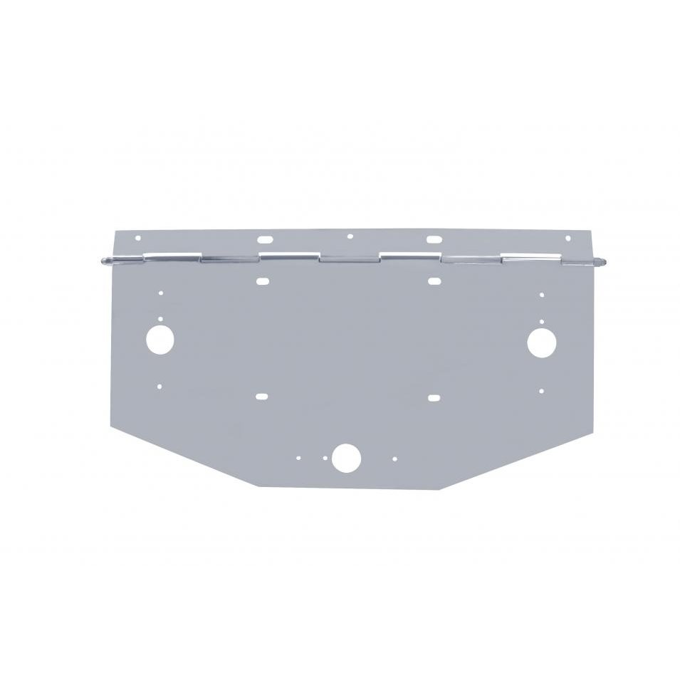 United Pacific Chrome Angled License Plate Holder w/ Running Light