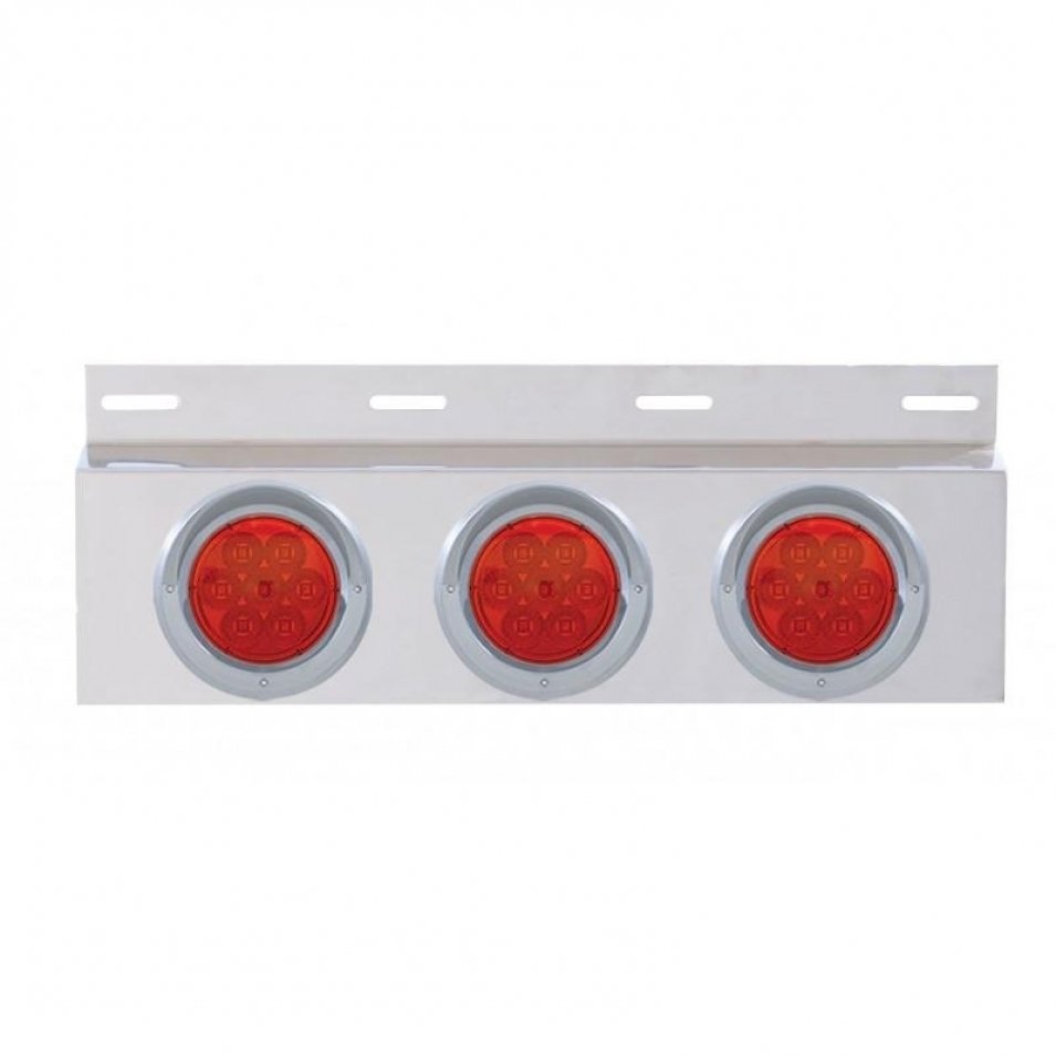 Top Mud Flap Plate w/ Three 7 LED 4