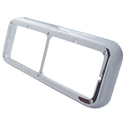 Dual Rectangular Chrome Headlight Bezel