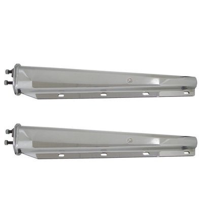 thumbnail image 2 of LEAVAN 30 Inch Stainless Steel Straight Mud Flap Hanger 2.5 Inch Bolt For Semi Truck Chrome 2 of 6