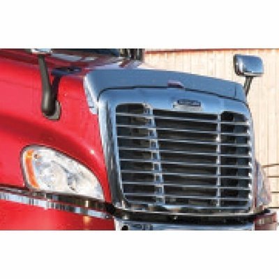 Freightliner Cascadia Stainless Steel Bug Deflector Freightliner Cascadia Stainless Steel Bug Deflector