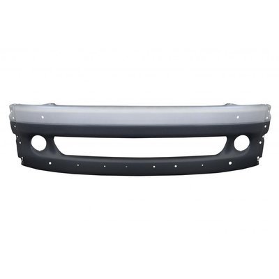 Center Bumper - Silver without Tow Hole for Freightliner Columbia
