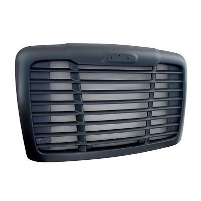 Grille with Bug Screen and Logo Cutout - Black for Freightliner Cascadia 2008+