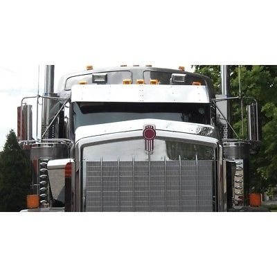 Stainless Steel Bug Deflector for Kenworth W900B