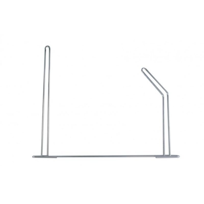 United Pacific 21x24 Stainless Steel Straight Anti-Sail Mud Flap Bracket (2 Bottom Plates)