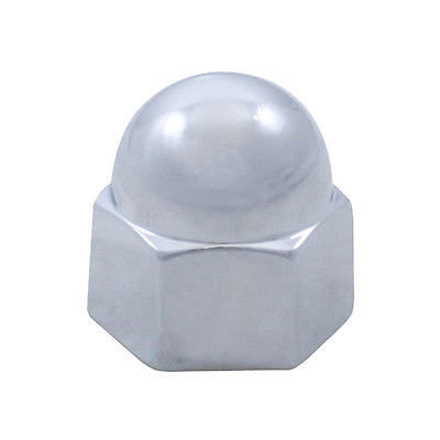 Acorn Chrome Die Cast Nut Cover, 9/16