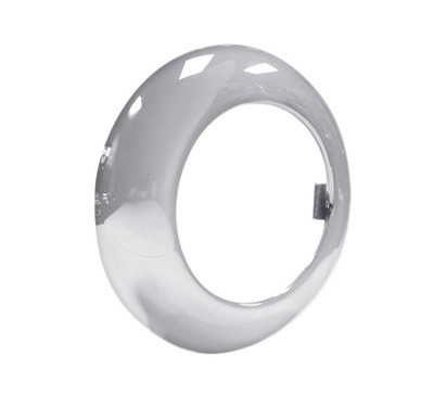 2 1/2'' Chrome Plastic Twist-On Bezel With or Without Visor