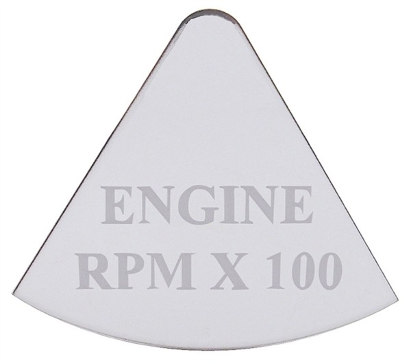 Gauge Plate Emblem - Engine RPM x 100 for Freightliner