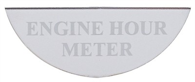 Gauge Plate Emblem - Engine Hour Meter for Freightliner