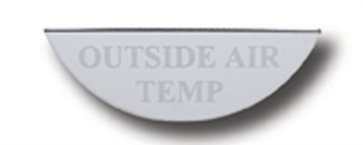Gauge Plate Emblem - Outside Air Temperature for Freightliner