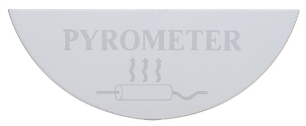 Gauge Plate Emblem - Pyrometer (Large) for Freightliner