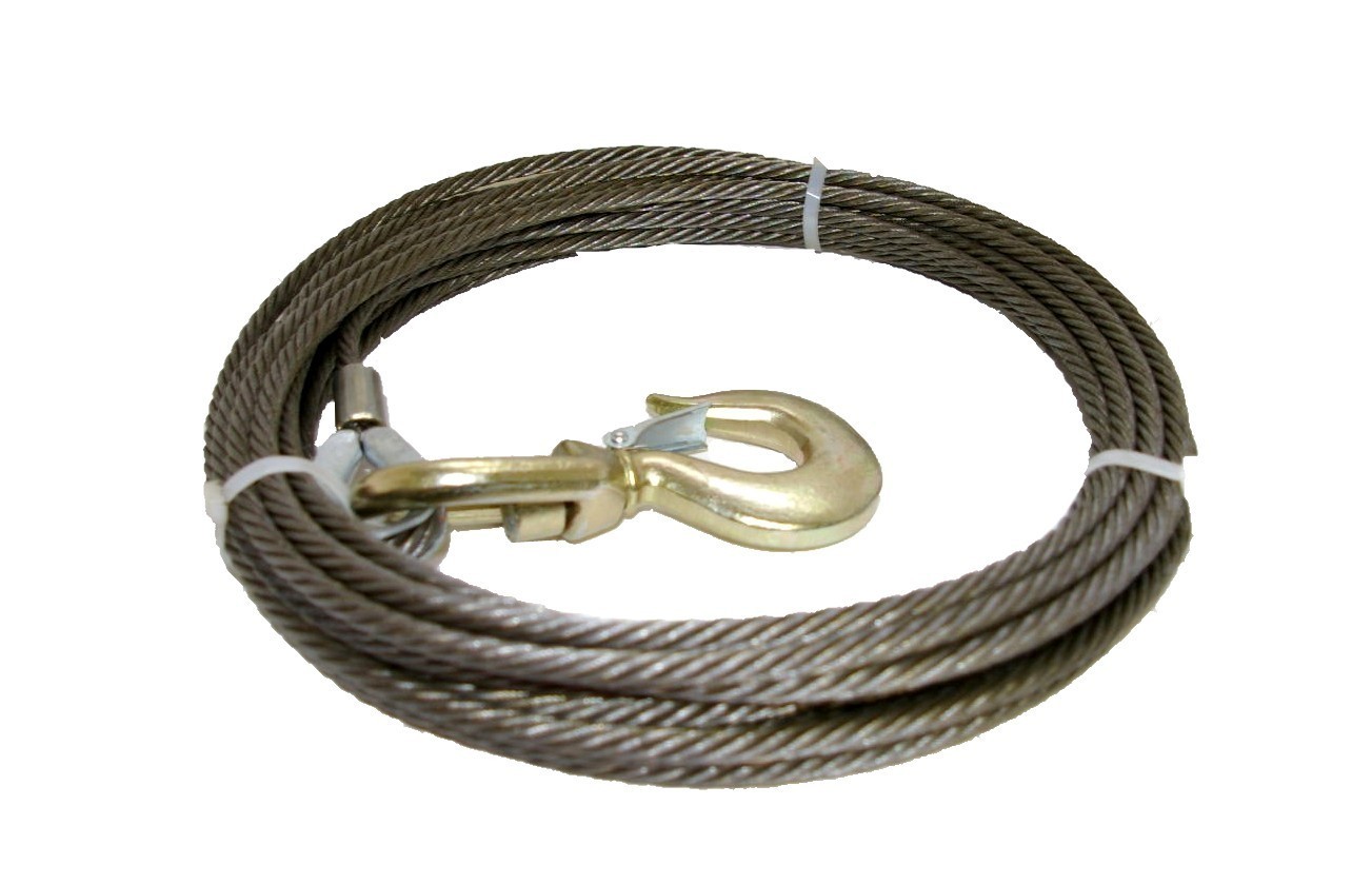 50 FT Cable With Swivel Hook